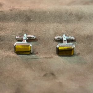 Emporio Armani Silver and Gold Cufflinks